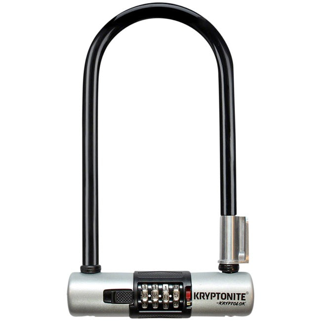 Kryptonite KryptoLok Combination U-Lock - 4"x9" - Black
