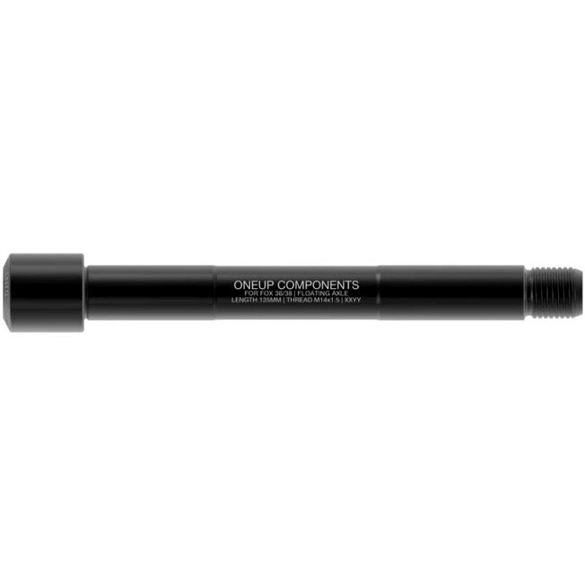 OneUp Fork Thru Axle - Fox Floating 15x110mm Boost - Black