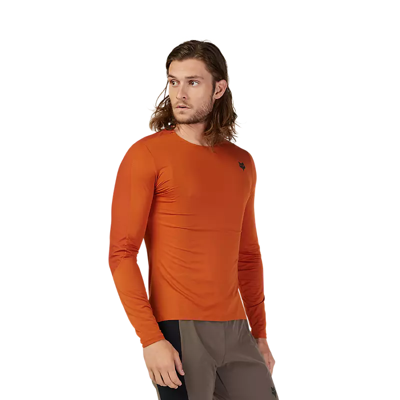 Fox Racing Flexair Ascent Long Sleeve MTB Jersey - Burnt Orange