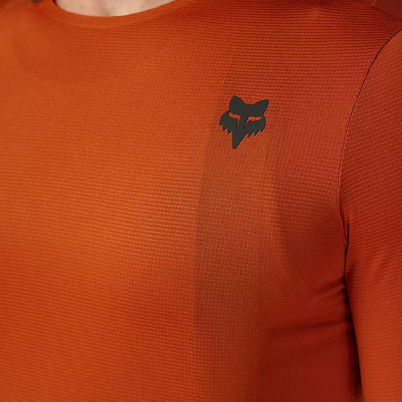 Fox Racing Flexair Ascent Long Sleeve MTB Jersey - Burnt Orange