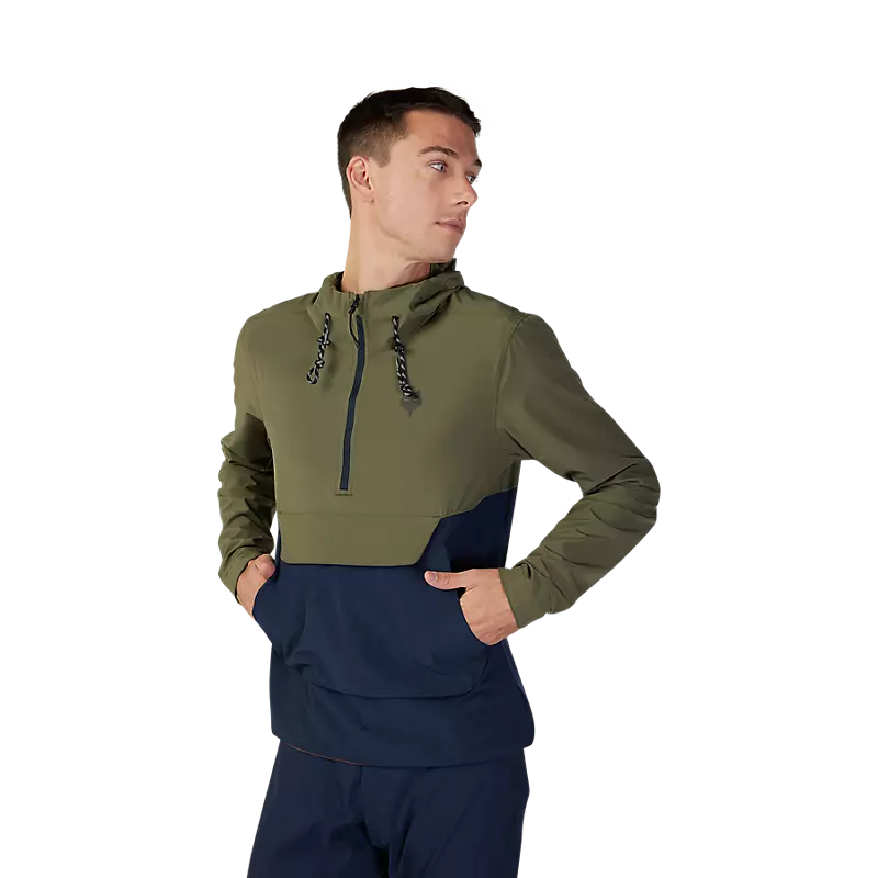 Fox Racing Ranger Wind Pullover - Olive Green