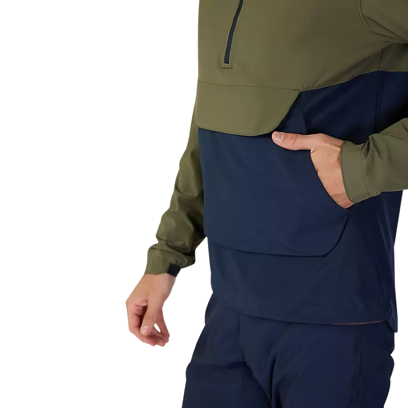 Fox Racing Ranger Wind Pullover - Olive Green