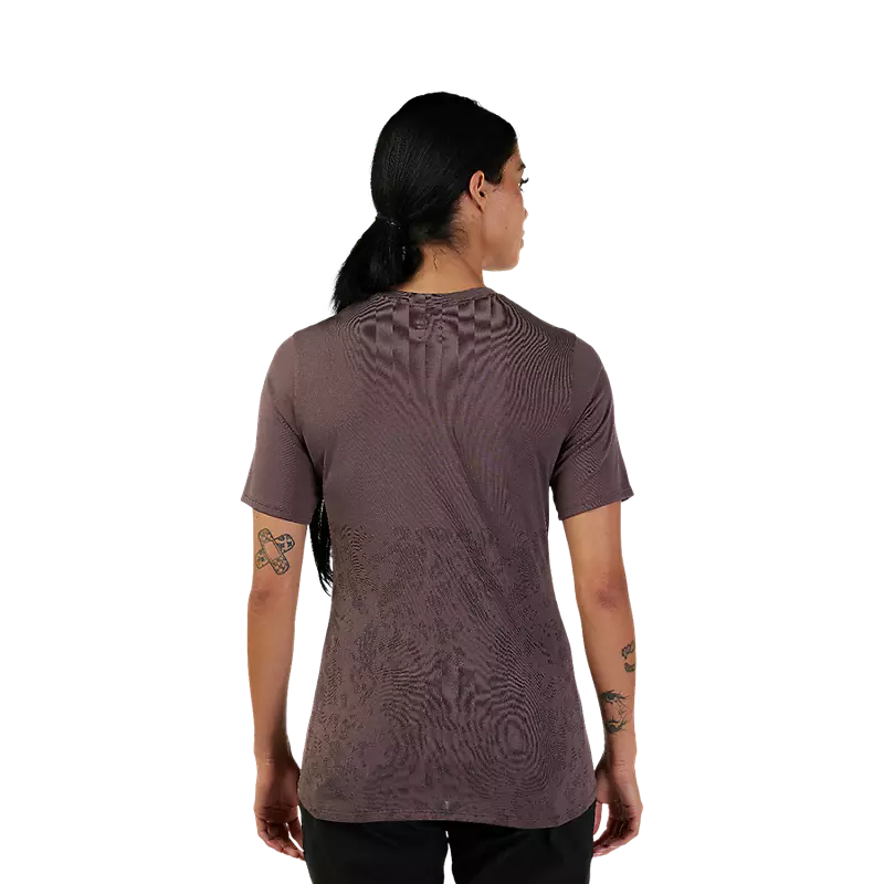 Fox Racing Ranger Tru Dri Short Sleeve MTB Jersey - Womens - Purple