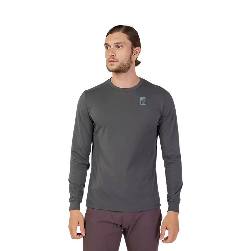 Fox Racing Ranger Dri Release Long Sleeve MTB Jersey - Dark Shadow - 2023
