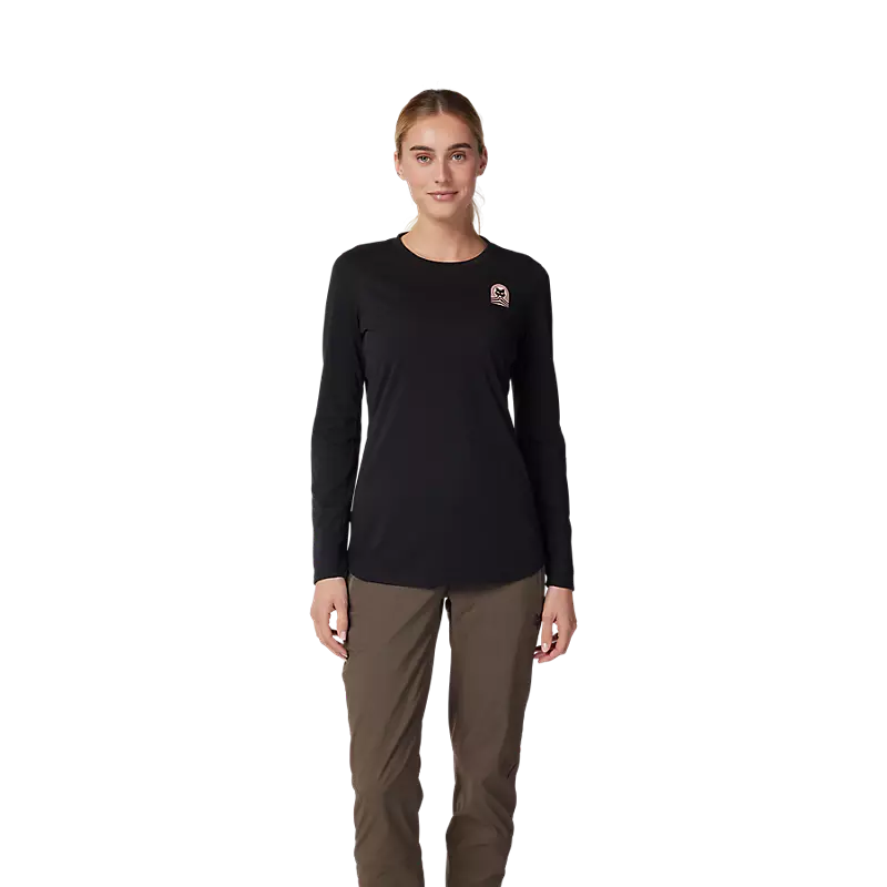 Fox Racing Ranger Dri Release Long Sleeve MTB Jersey - Womens - Black - 2024