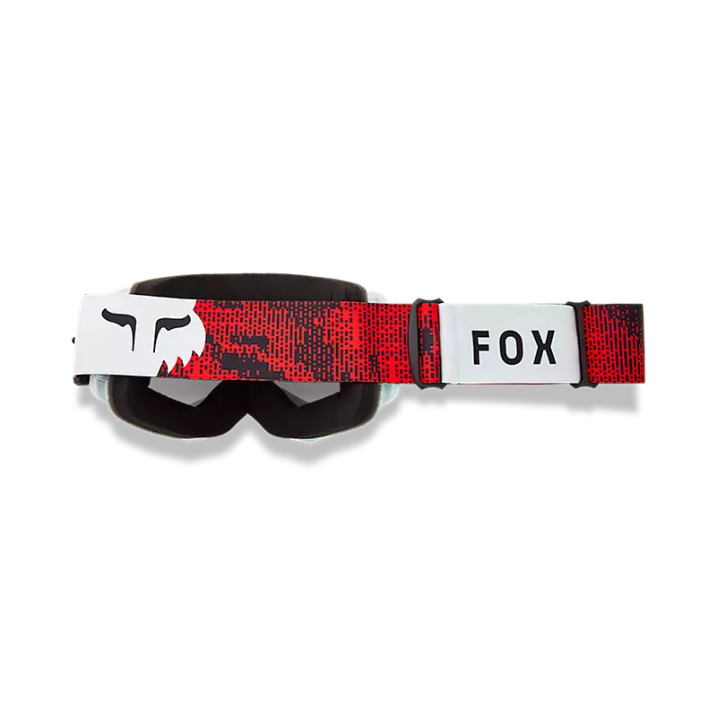 Fox Racing Main Kairos MTB Goggle - Mirrored Lens - White-Flo Red