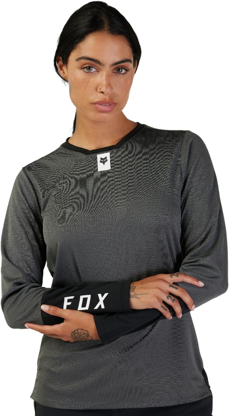 Fox Racing Defend Long Sleeve MTB Jersey - Womens - Dark Shadow