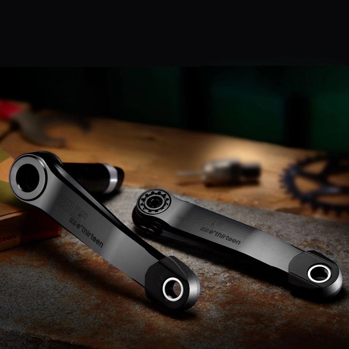 E Thirteen Helix Race Alloy Crank Arms - Black