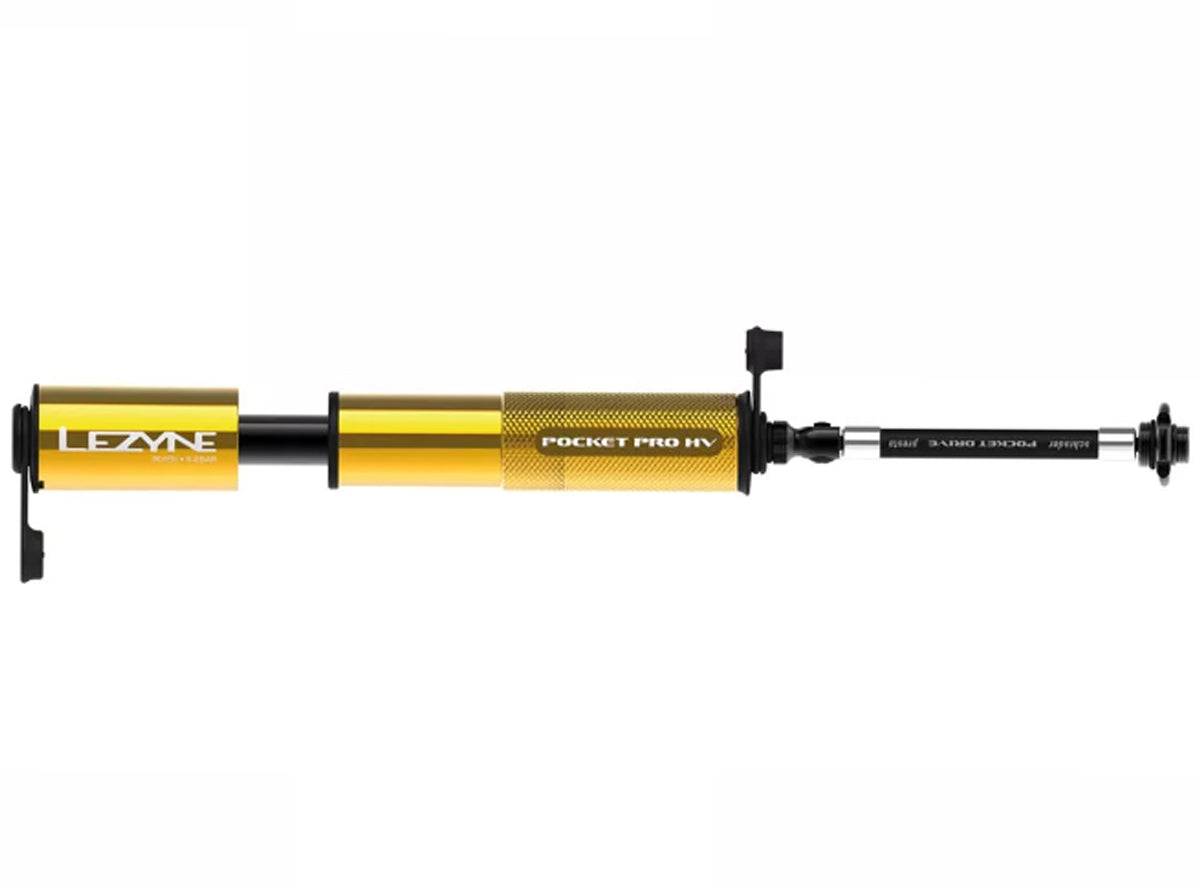 Lezyne Pocket Pro HV Mini Pump – Special Edition - Gold