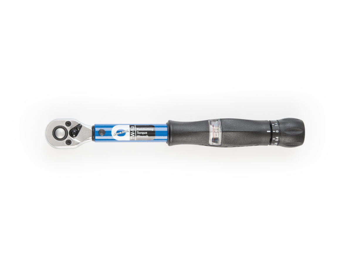 Park Tool TW-5.2 Ratcheting Clicker Type Torque Wrench - Low Torque Blue