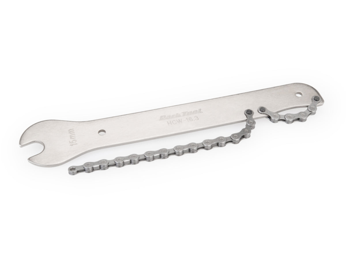 Park Tool Chain Whip - Pedal Wrench - HCW-16.3 Silver Chain Whip and Pedal Wrench