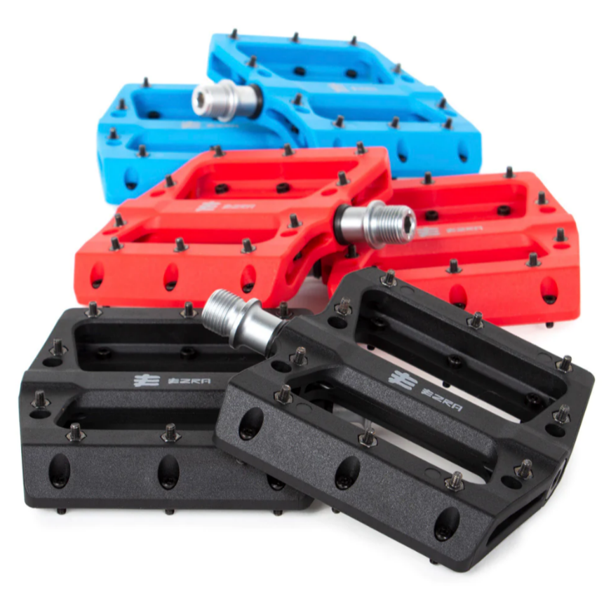 Eastern EZRA Flats Plus BMX Pedals - Red