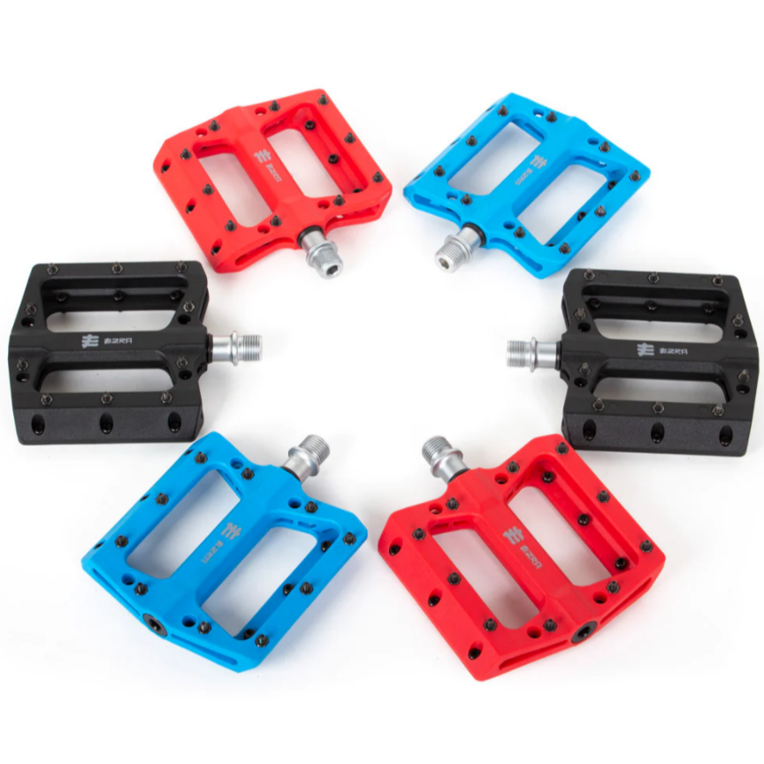 Eastern EZRA Flats Plus BMX Pedals - Red