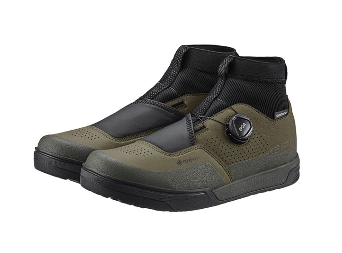 Shimano GF800 GTX Flat Pedal MTB Shoe - Khaki