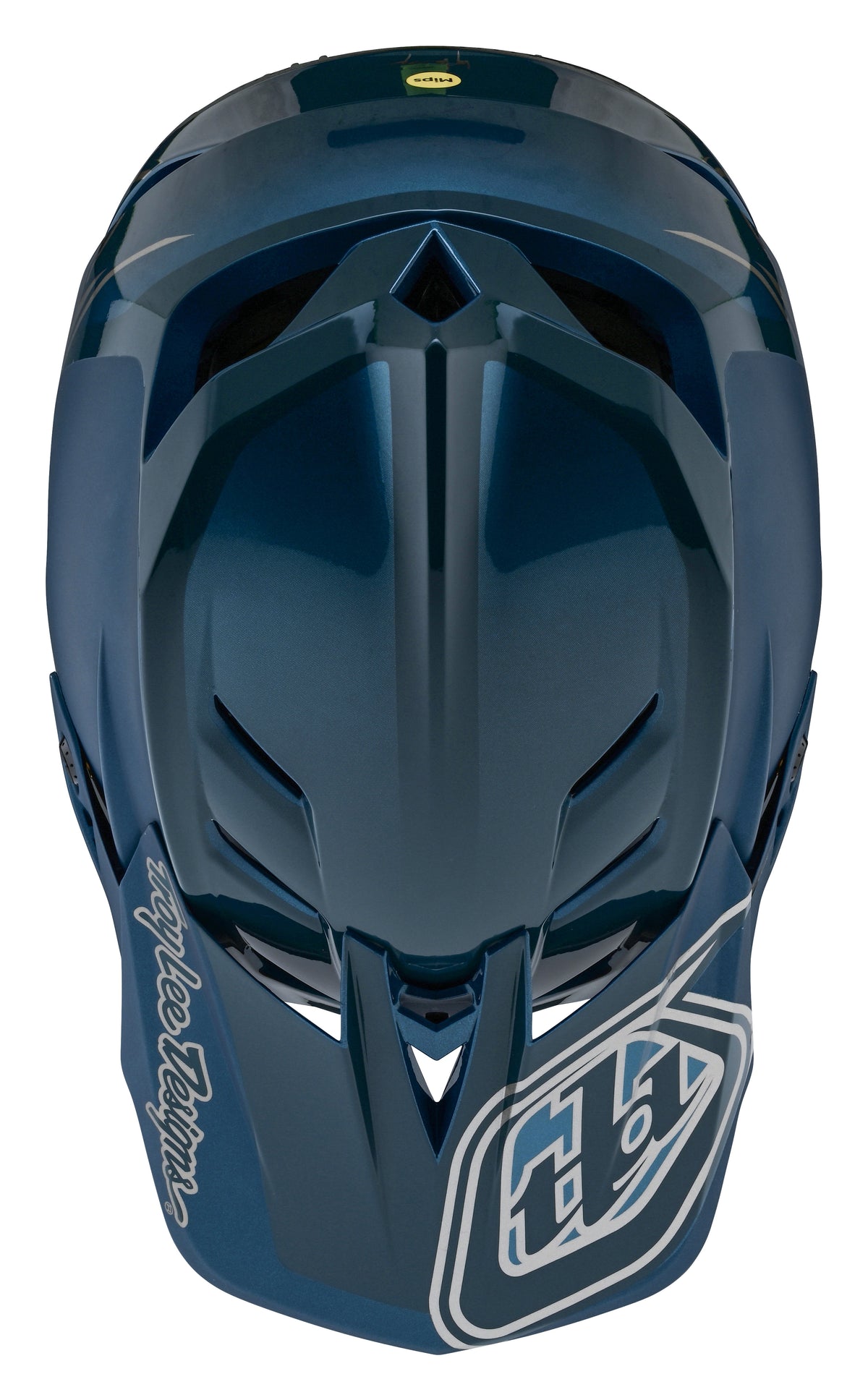 Troy Lee Designs D4 Polyacrylite Full Face Helmet with MIPS - Shadow - Blue