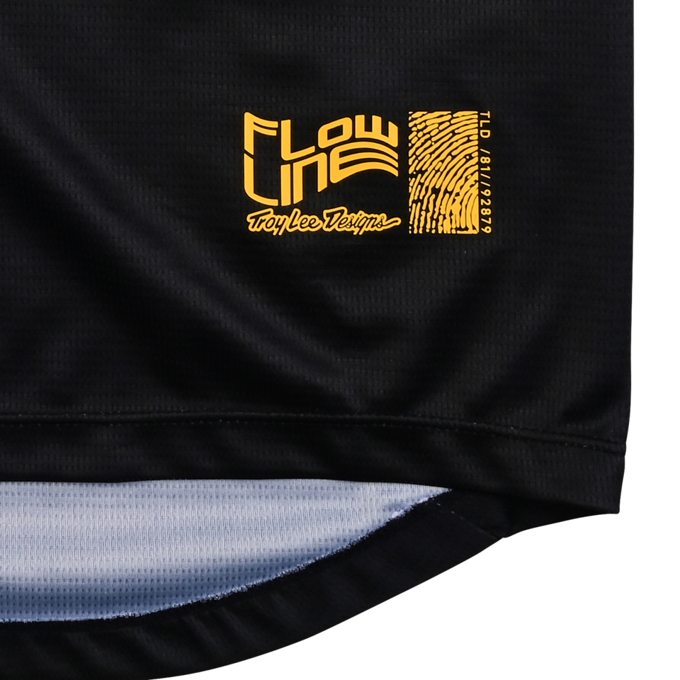 Troy Lee Designs Flowline Short Sleeve MTB Jersey - Youth - Aircore - Black