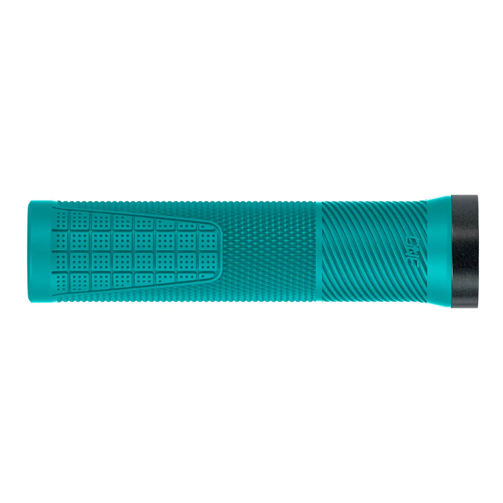 OneUp Thin Lock-On MTB Grips - Turquoise