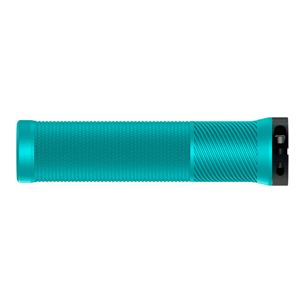 OneUp Thin Lock-On MTB Grips - Turquoise