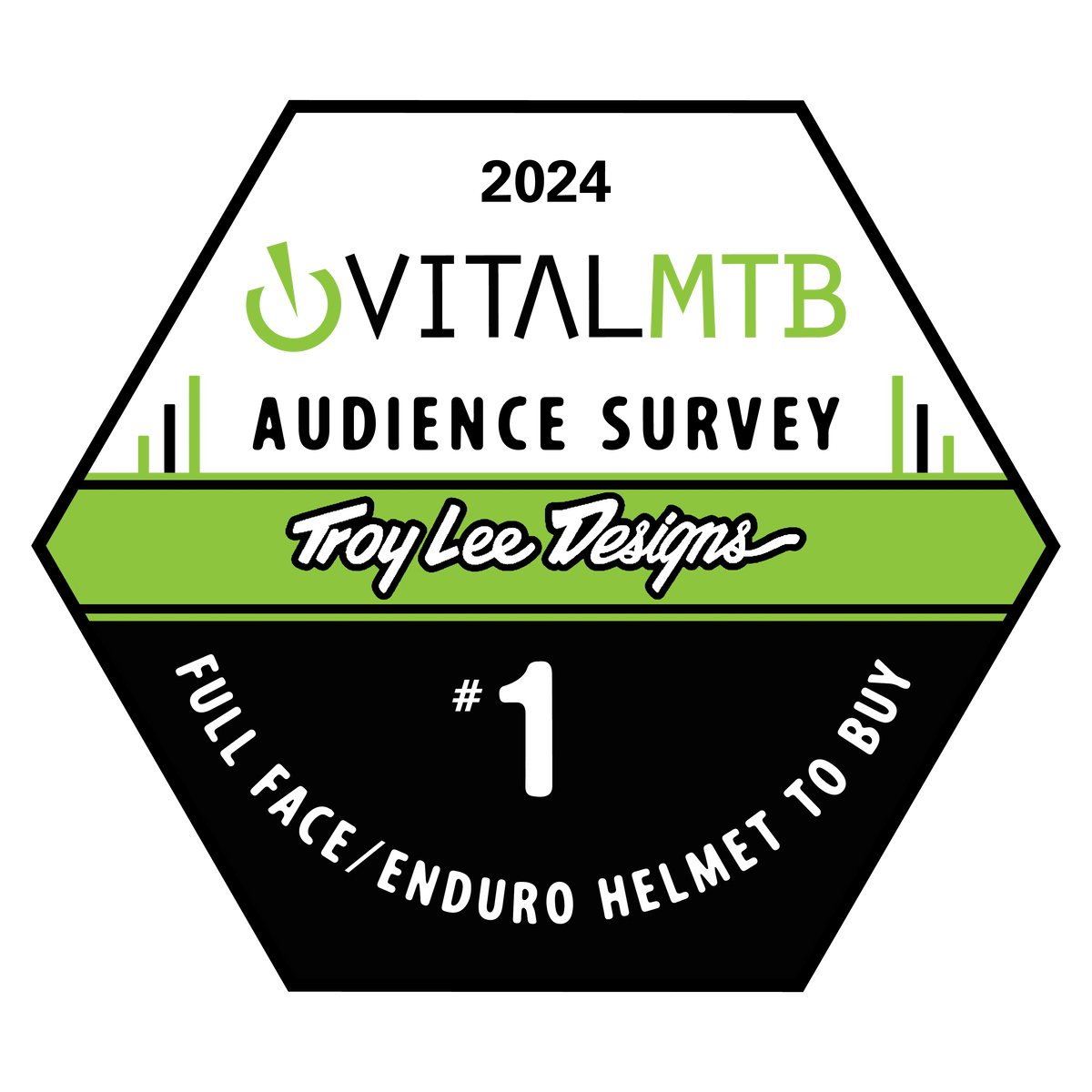 Troy Lee Designs D4 Polyacrylite Full Face Helmet - Shadow - Timber