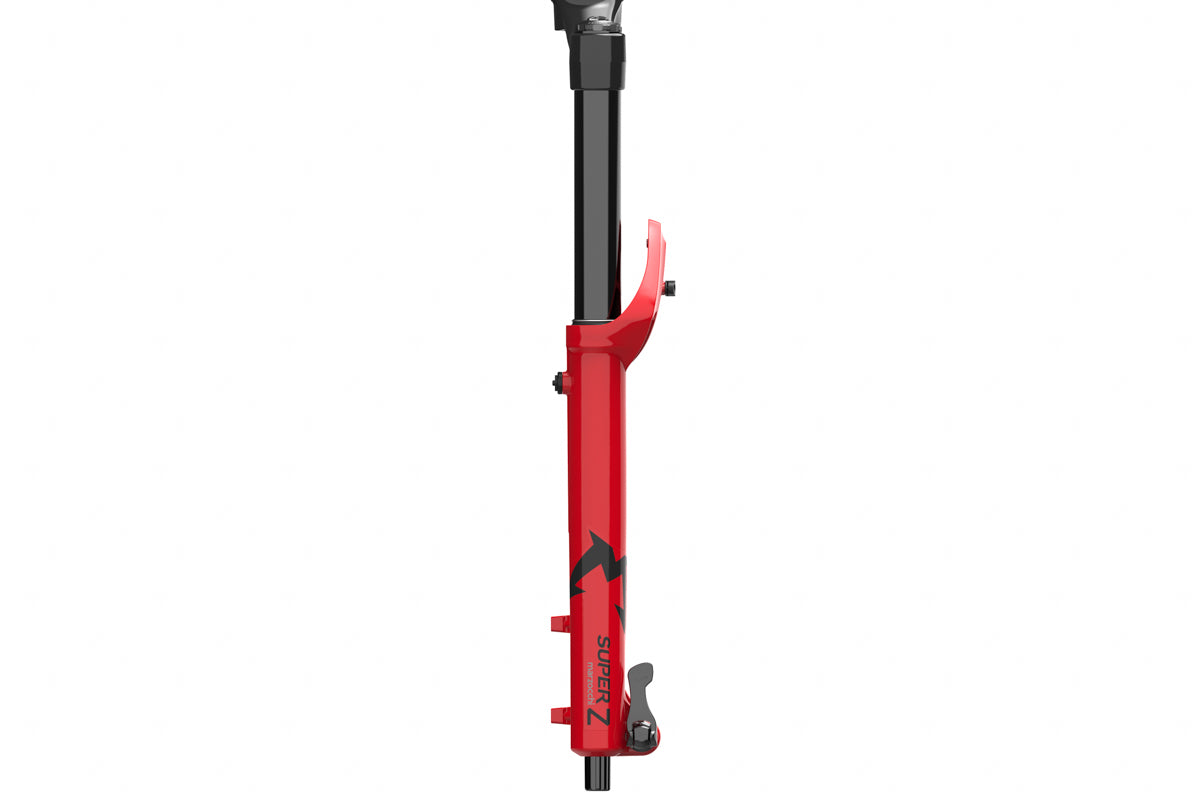 Marzocchi Super Z 180 29 15QRx110 - Gloss Red-Clear Logo