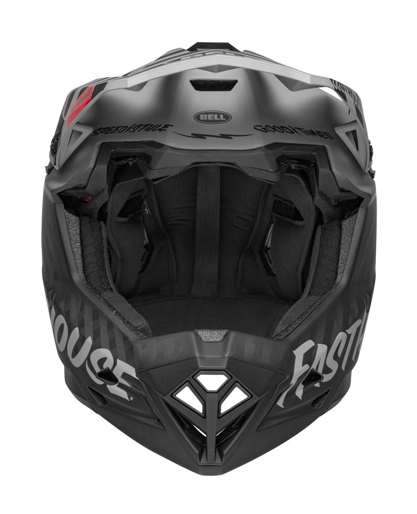 Bell Full-10 Spherical Full Face Helmet - Fasthouse - Matt Gray-Black