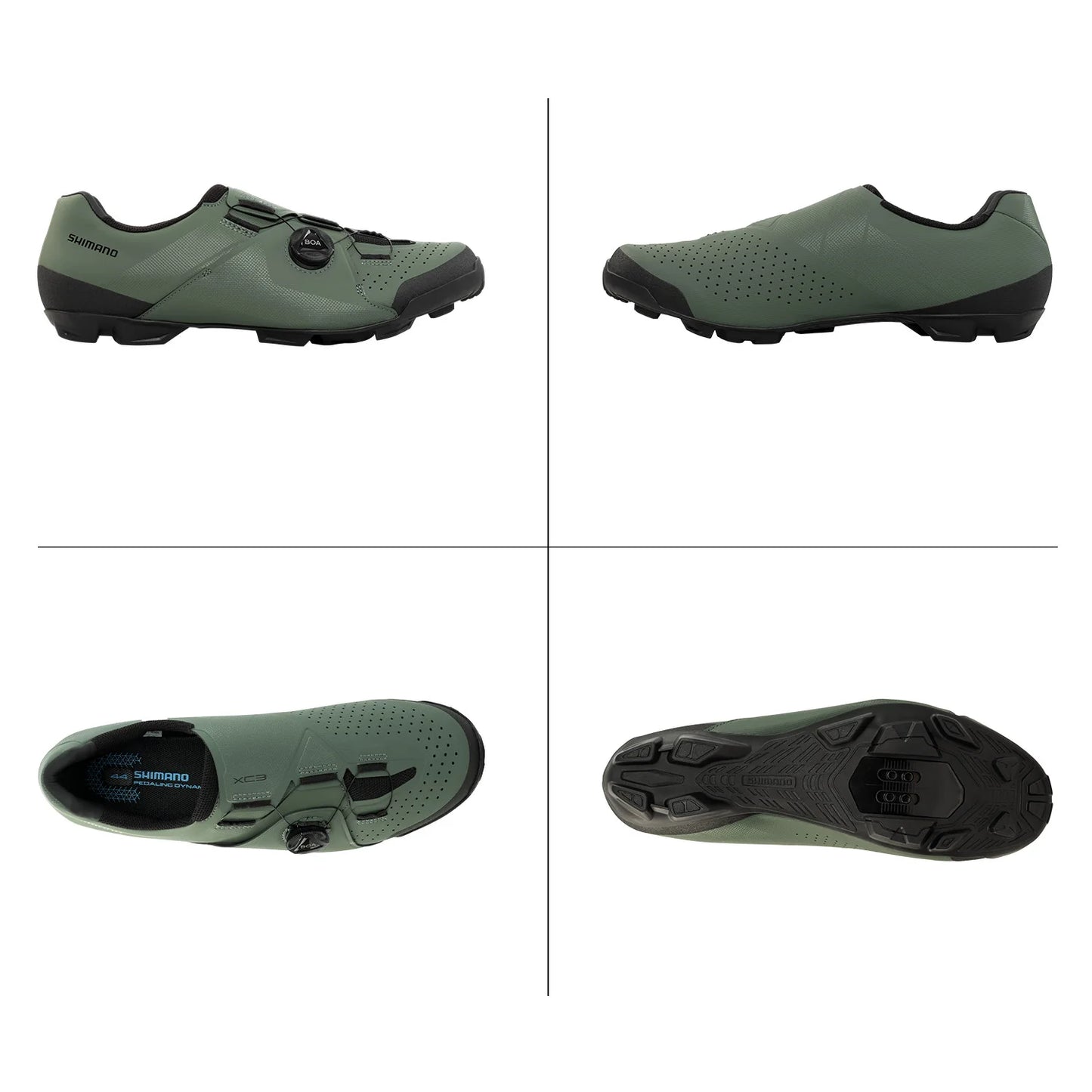 Shimano XC300 SPD MTB Shoe - Olive