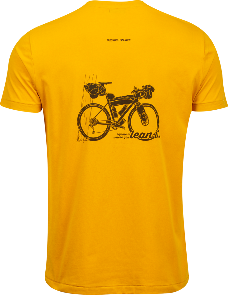 Pearl Izumi Graphic Tee Shirt - Lean It - Gold