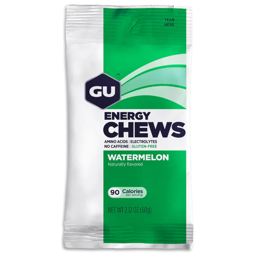 GU Energy Chews Double Serving Bag - Watermelon