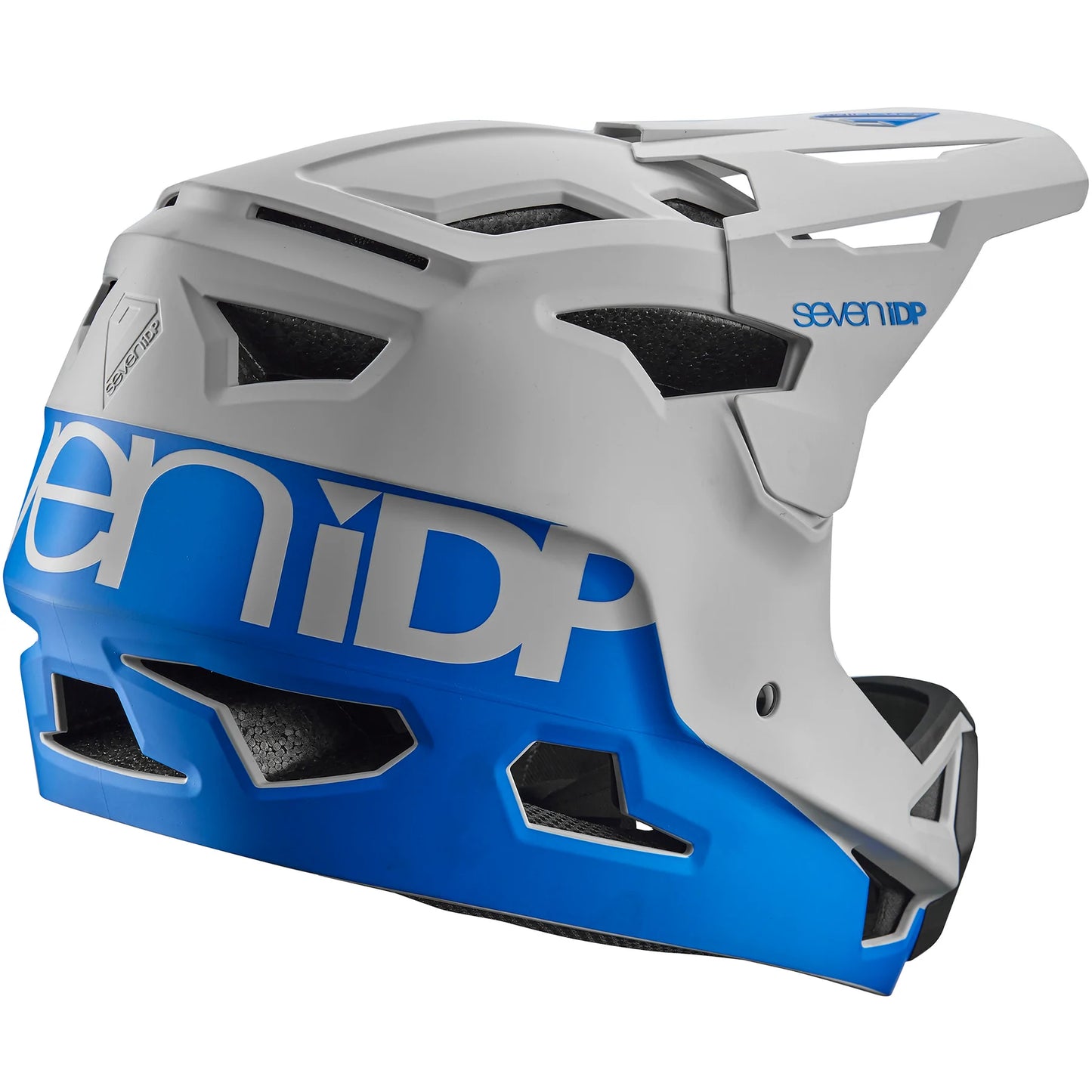 7 iDP Project 23 ABS Full Face Helmet - White-Blue