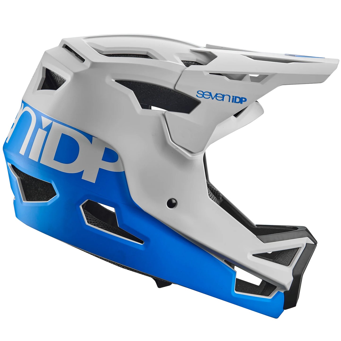 7 iDP Project 23 ABS Full Face Helmet - White-Blue