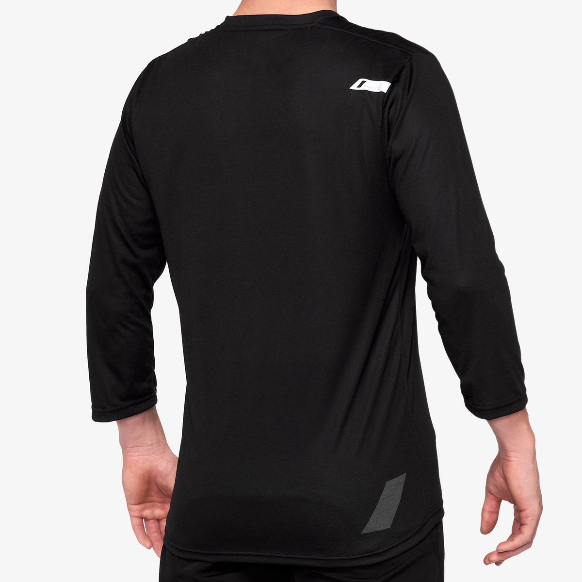 100% Airmatic 3/4 Sleeve MTB Jersey - Black