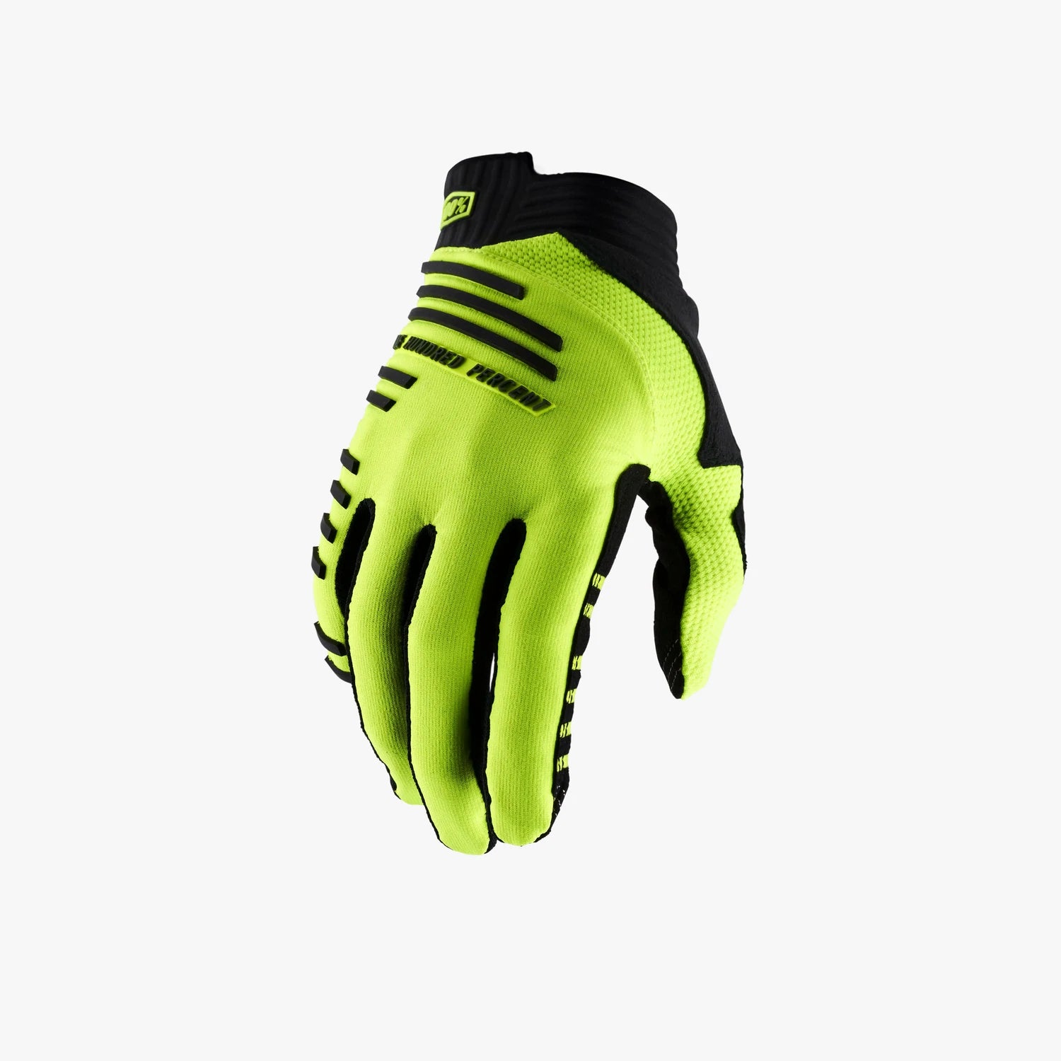 100% R-Core MTB Glove - Fluo Yellow Fluo Yellow Large