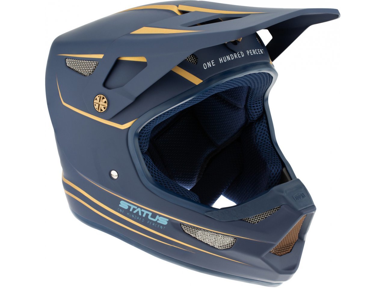 100% Status Full Face Helmet - LTD Navy LTD Navy X-Small