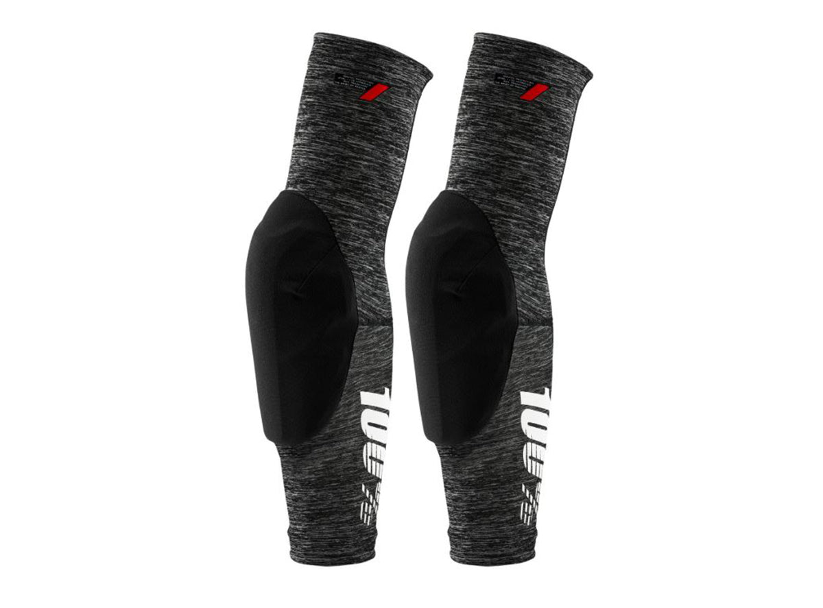 100% Teratec Elbow Guard - Gray Heather-Black Gray Heather - Black Small