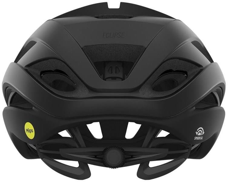 Giro Eclipse Spherical Road Helmet - Matt Black-Gloss Black - 2024