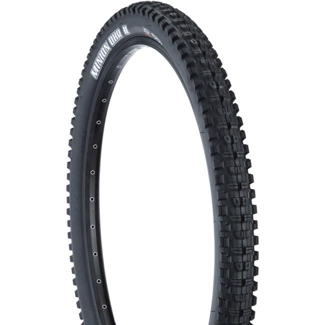 Maxxis Minion DHR II 24" Folding MTB Tire - EXO Black 2.3" (DC)Dual Compound - (TR)Tubeless Ready - (EXO)EXO Sidewall - 60TPI