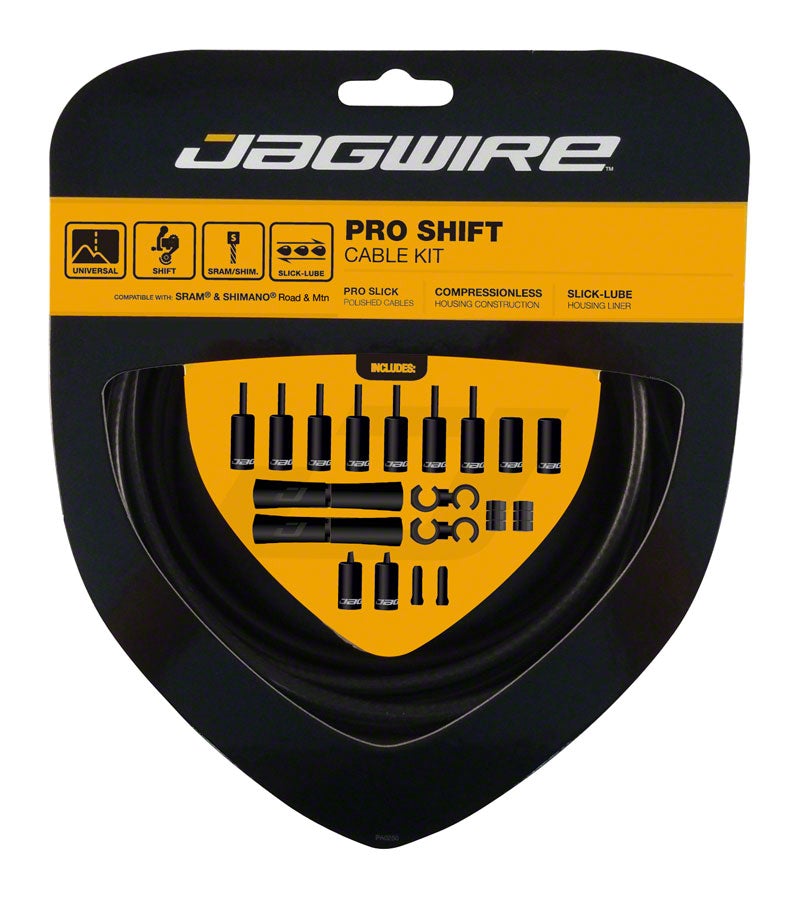 Jagwire 2x Pro Shift Kit - Stealth Black Stealth Black