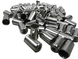 CBO Generic 4mm Open Brass End Cap - Silver Silver Each