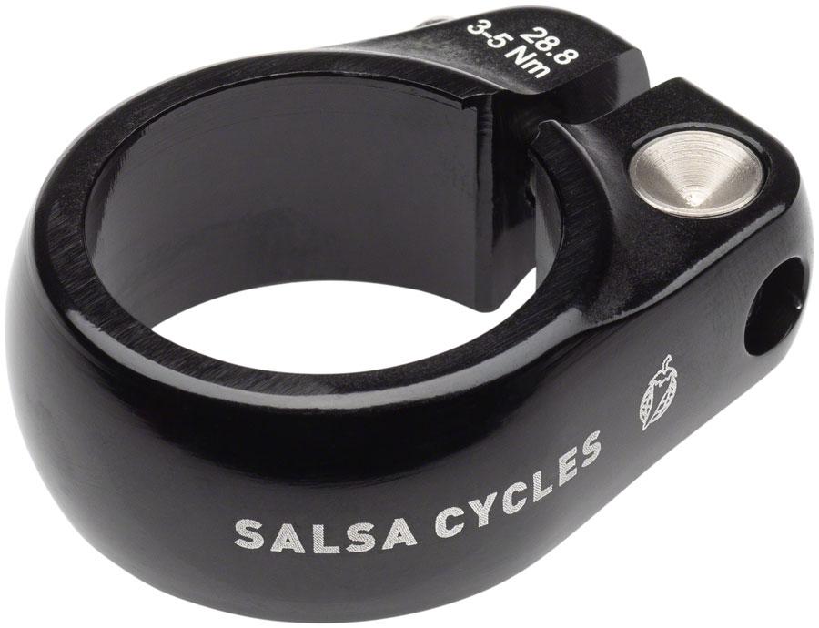 Salsa Lip-Lock Seat Collar - Black - 2020 Black 28.8mm