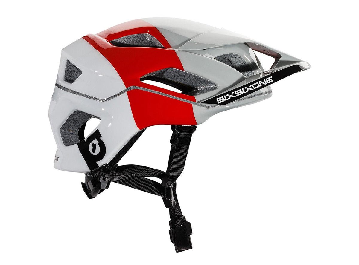 661 Evo AM TRES MIPS MTB Helmet - White-Red White - Red Medium/Large