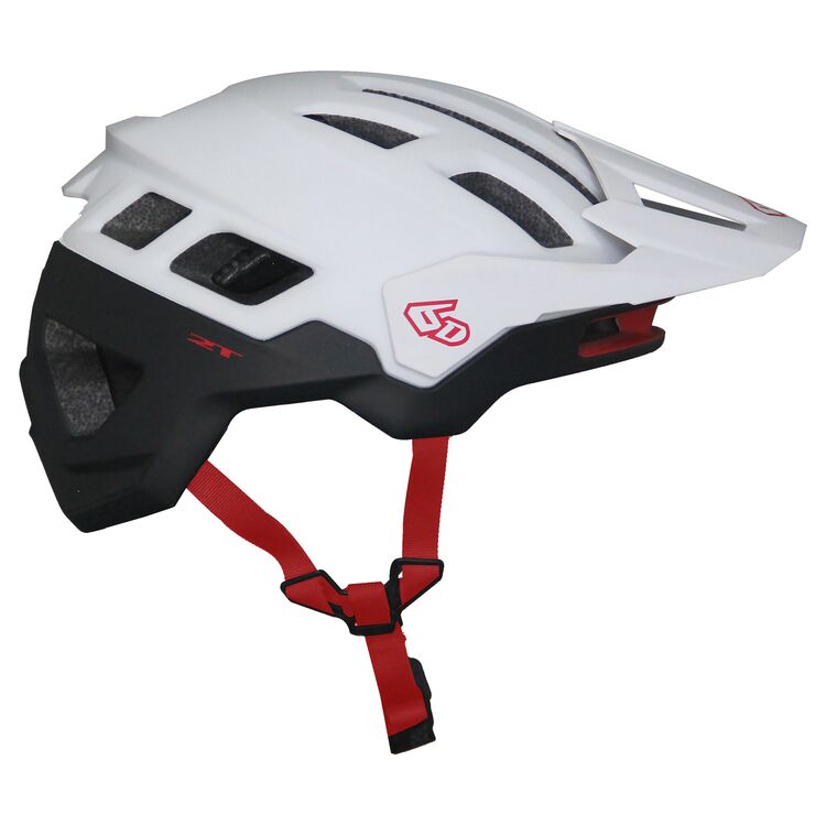6D Helmets ATB-2T Ascent Trail MTB Helmet - Matt White Black Matt White - Black X-Small/Small