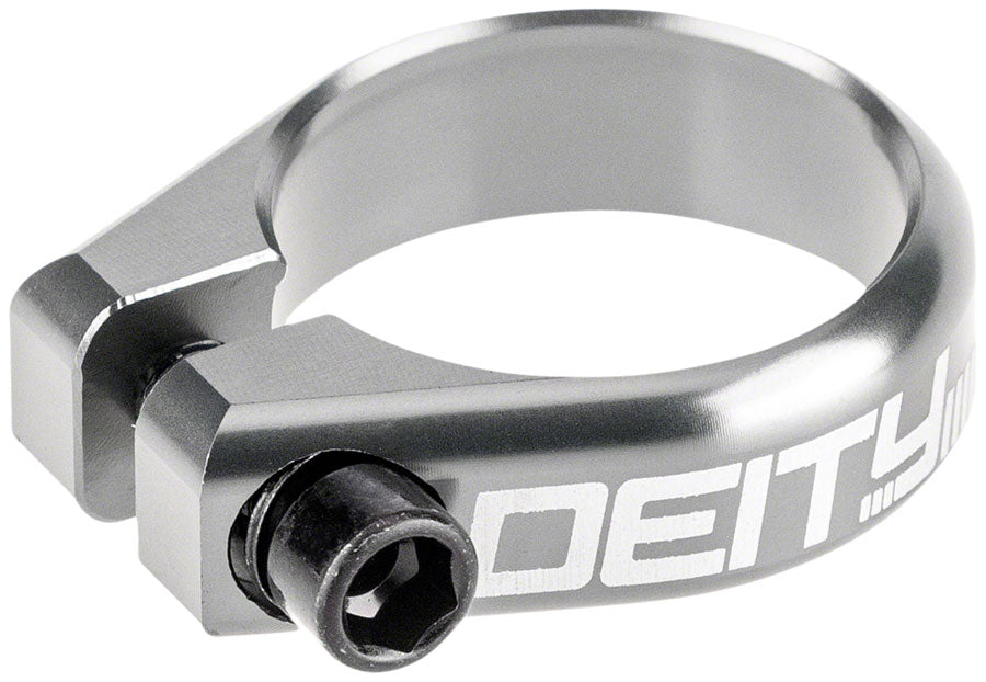 Deity Components Circuit Seatpost Clamp - Platinum Platinum 31.8mm