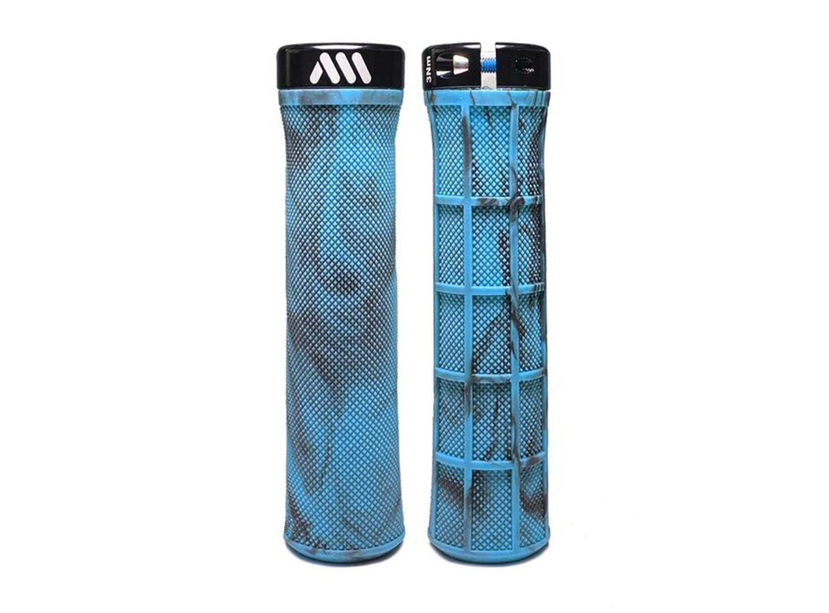 AMS Berm Lock-On Grip - Blue Camo Blue Camo