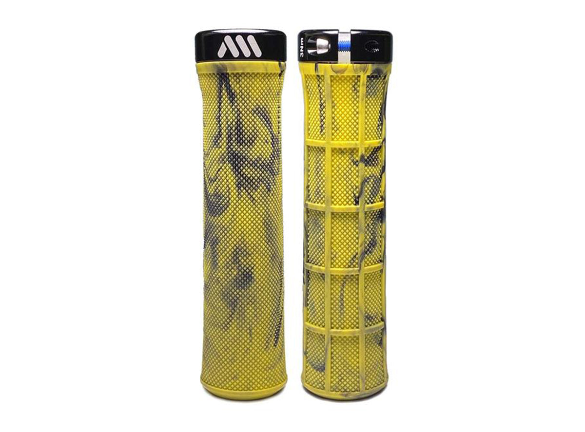 AMS Berm Lock-On Grip - Yellow Camo Yellow Camo