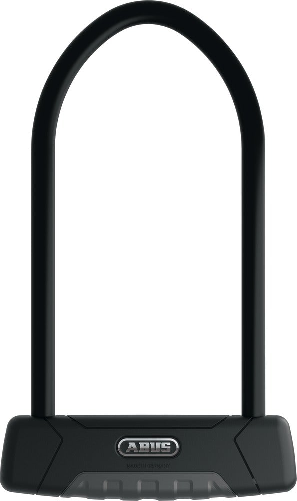 Abus U-Lock - Granit Plus 470 - 11 inch U / 12mm round shackle - 470/150HB300+USH - Black Black