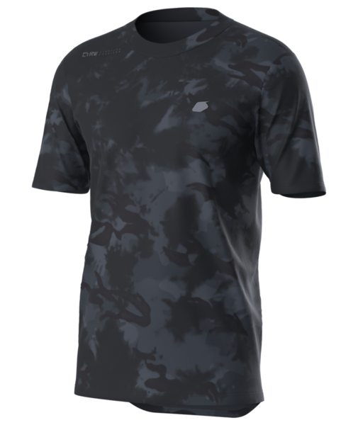 Troy Lee Designs Flowline Short Sleeve MTB Jersey - Covert - Black - 2022 Black Small
