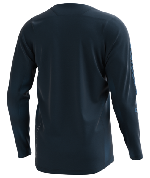 Troy Lee Designs Skyline Chill Long Sleeve MTB Jersey - Waves - Dark Slate-Blue - 2023