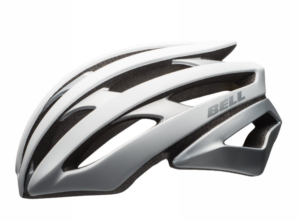 Bell Stratus Road Helmet - White-Silver White - Silver Small