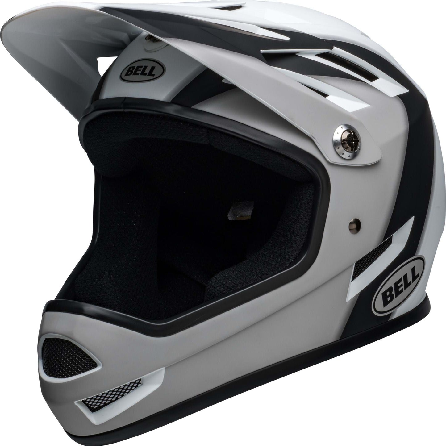Bell Sanction Full Face Helmet - Matt Black-White Presence - 2022 Matt Black - White Presence X-Small