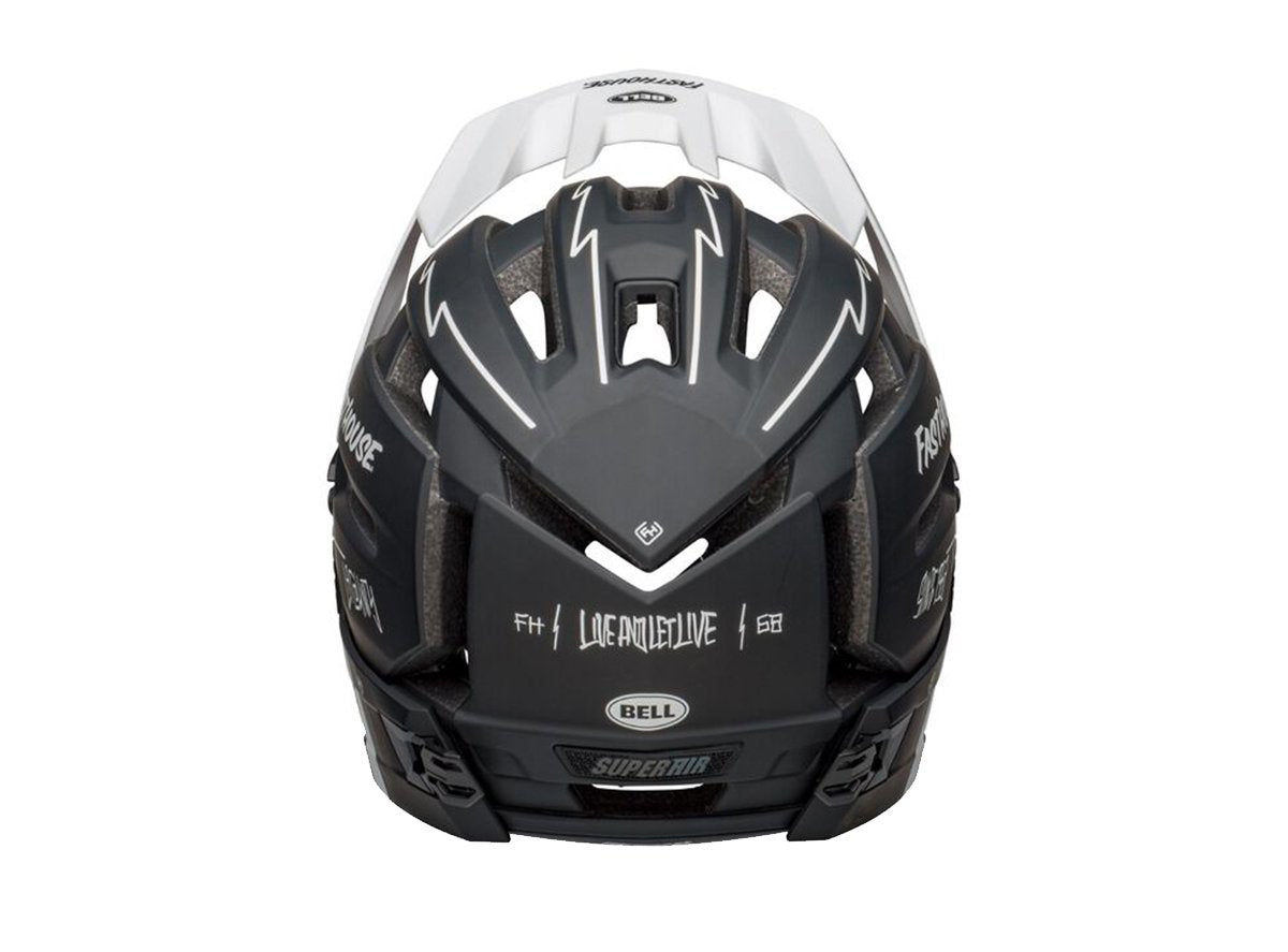 Bell Super Air R Spherical Full Face Helmet - Fasthouse - Matt Black-White